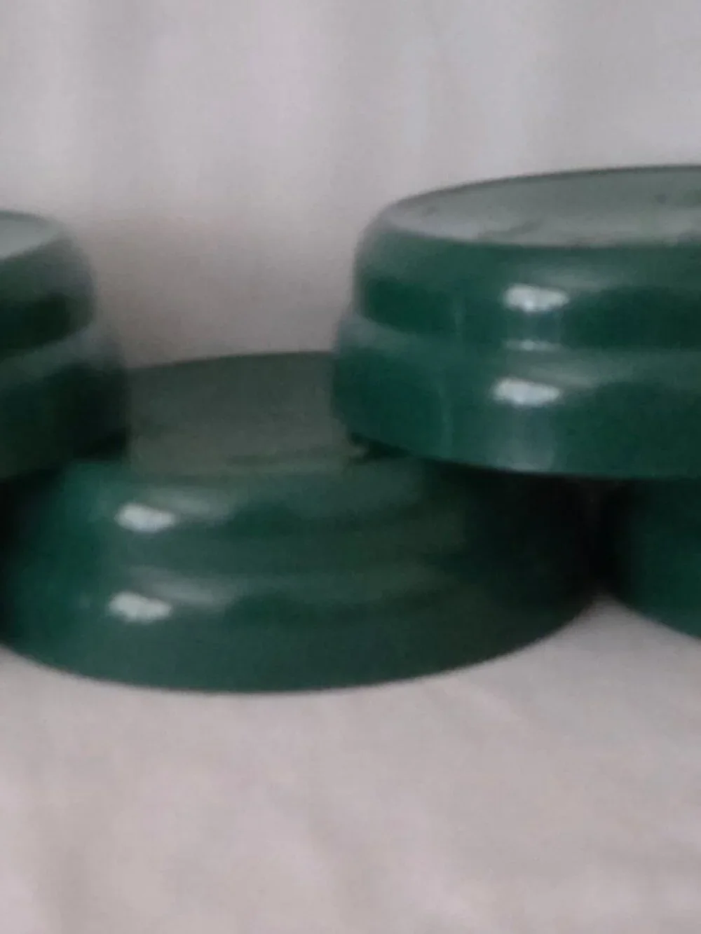 Set of 5 - Tupperware Cereal/Salad Bowls 2415 2415A Green - NO LIDS